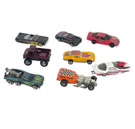 Lot of 90's Hot Wheels Cars