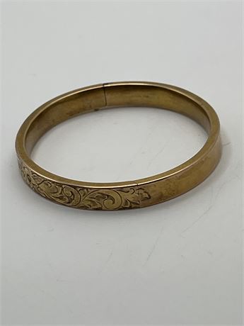 Vintage goldtone bangle bracelet