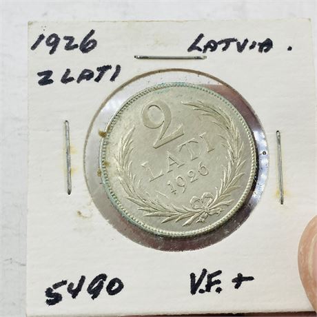 1926 Latvia 2 Lati