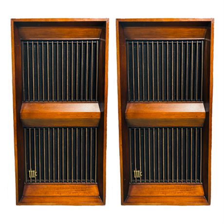 Vintage McIntosh ML-10C Speaker Pair Including MQ 102 Equalizer