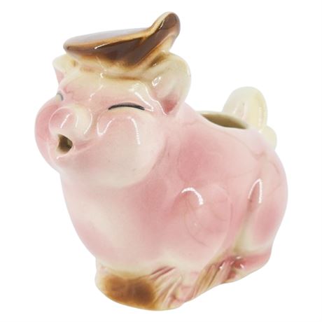 Vintage SPAULDING China Ceramic Pig Creamer