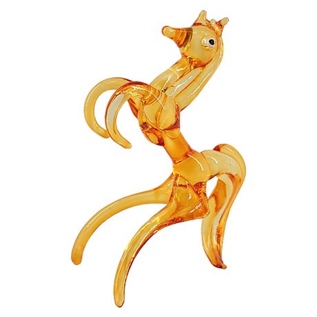 Murano Art Glass Miniature Horse Figurine