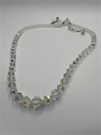 Vintage weightedCrystal necklace