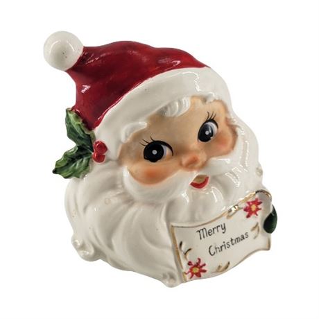 Josef Originals Retro Santa Claus Merry Christmas Napkin Holder