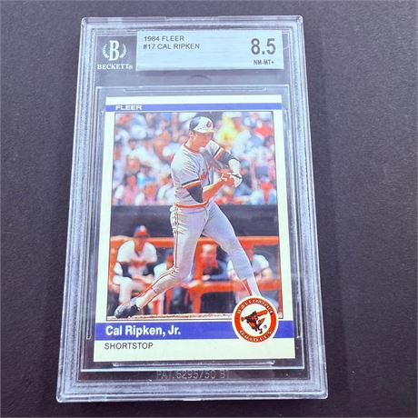 BGS 8.5 - 1984 Fleer Cal Ripken Jr #17