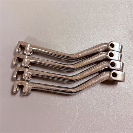 4 NOS 45 Harley Davidson Chrome Kicker Arms