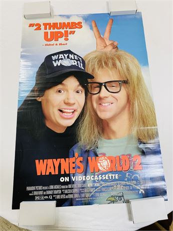 Wayne’s World 2 Original 27x40 Movie Poster - Rolled