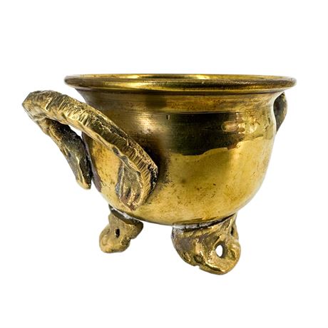 Vintage Brass Incense Censor with Frankincense & Myrrh