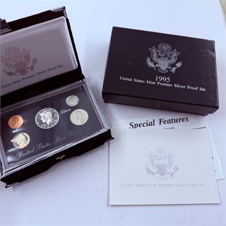 1995 US Mint Premier Silver Proof Set