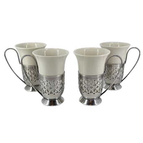 Set of Art Deco Style Espresso Cups
