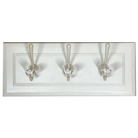 3-Hook Wall-Mounted Decorative Coat Hooks
