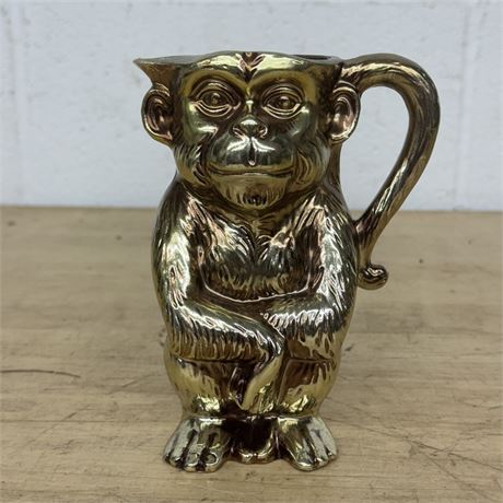 Rare Brass Monkey Bar Pitcher