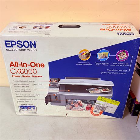 Epson CX6000 Printer Copier Scanner - Used