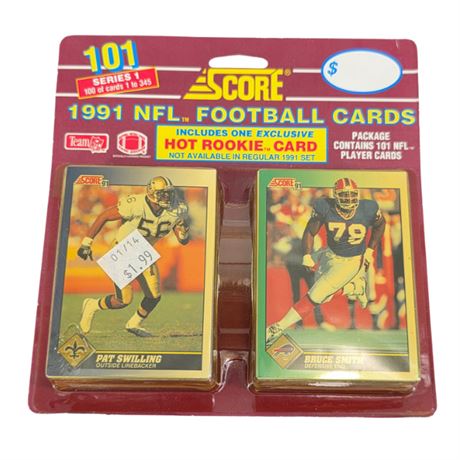 Score Football Cards 1991