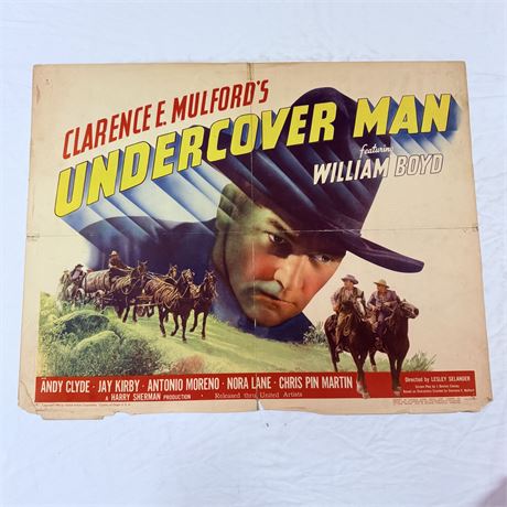 Undercover Man Original 22x28” Movie Poster