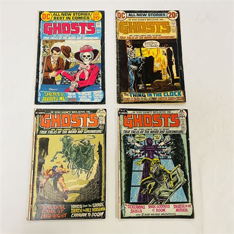 4 Bronze Age DC Ghosts Comics