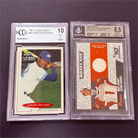 2 Graded Cards