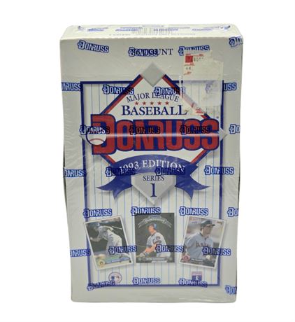 Donruss 1993 Sealed Box of Baseball Cards