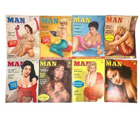 Lot of Vintage 50's & 60's Modern Man Magazines