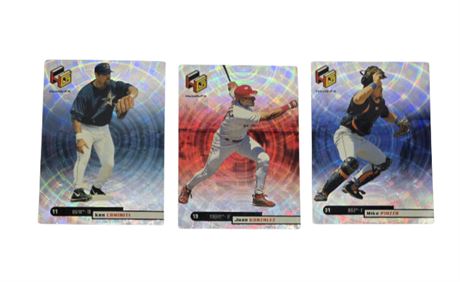 Set of Three 1999 Upper Deck Holographic Baseball Cards