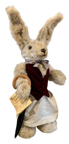 33” c1983 Beaver Valley Vintage Handmade Articulated “Alexander” Rabbit Doll