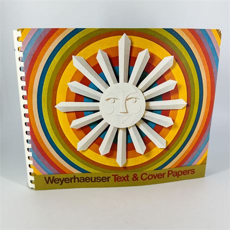 Weyerhaeuser Text & Cover Papers Spiral Bound Sample Book