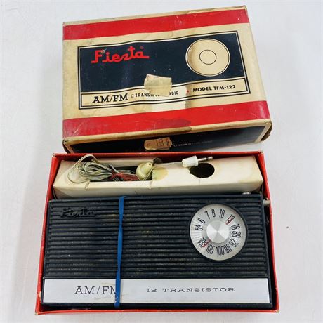 NOS Fiesta Transistor Radio