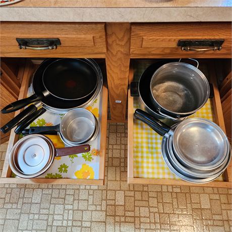 Kitchen Cupboard Pots & Pans Buyout