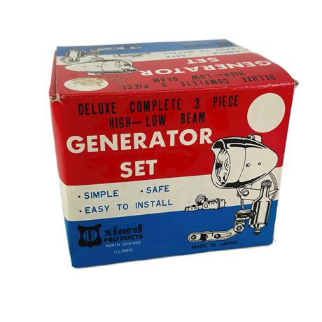 NIB Xford Products Bicycle Light Generator Set
