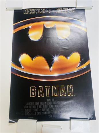 1989 Batman Original 27x40 Movie Poster - Rolled