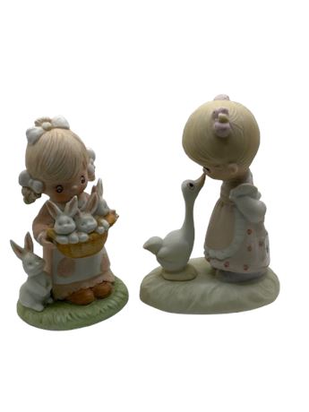 Precious moment, two piece lot