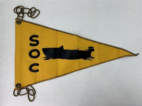 Vintage Nautical Outboard Club Taylor Made Boat Pennant
