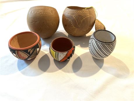 Small Decorative Indian Pots
