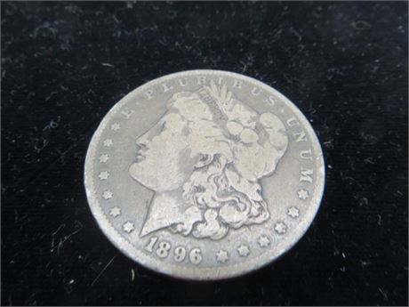 1896 O Morgan Silver Dollar