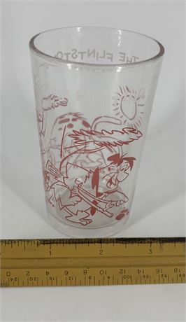 The Flintstones Fred Goes Hunting Glass