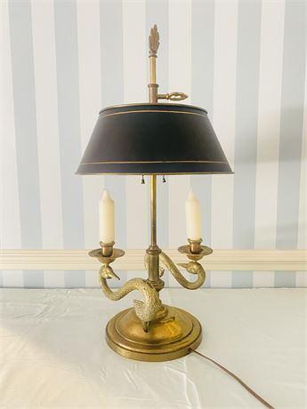Solid Brass Duck Lamp