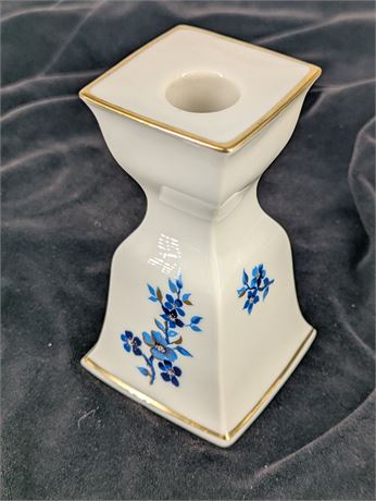 Lenox USA "Pagoda" Blue Flower candle holder