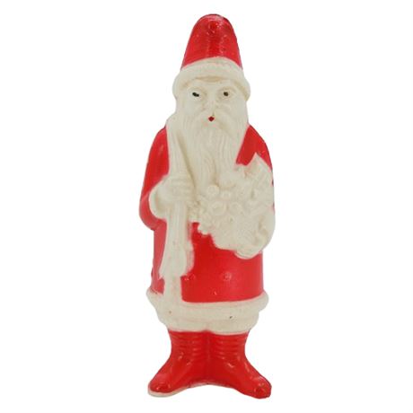 Vintage Irwin Mini Blow Mold Santa Claus Figurine