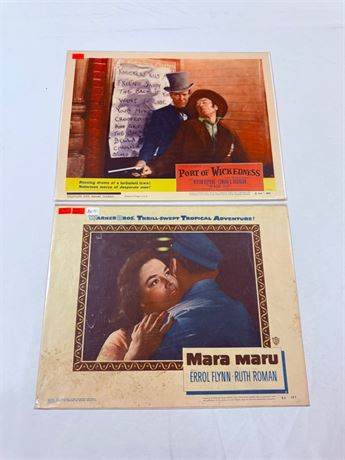 2 Original 11x14” Movie Lobby Cards