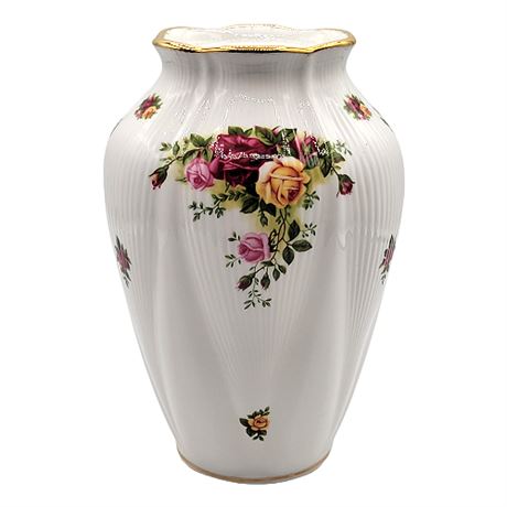 Royal Albert Old Country Roses Ginger Jar Vase