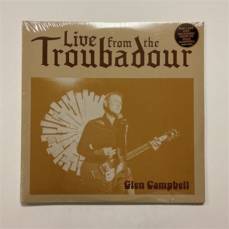 Glen Campbell Live at the Troubadour Sealed Vinyl Record