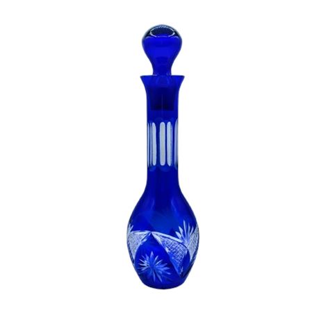 Vintage Cut-to-Clear Bohemian Decanter