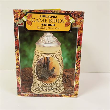 Budweiser Ruffled Grouse Stein Mint in Orig Box
