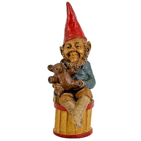 Vintage Tom Clark "Teddy" Gnome Resin Figurine