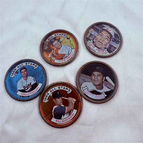 1964 Topps Baseball Coins Lot