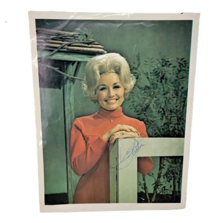 The Porter Wagoner Show Dolly Parton Signed Photograph