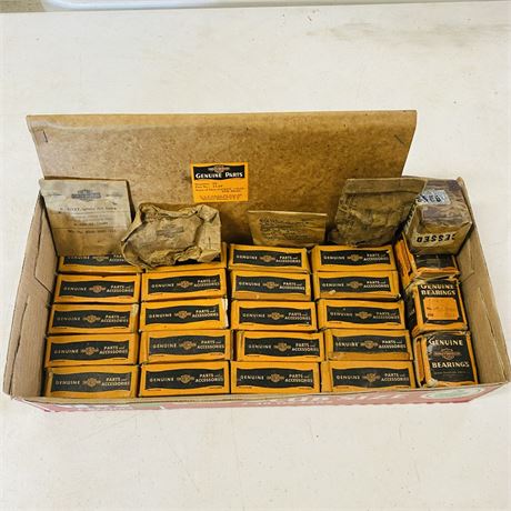 NOS WWII Military Surplus Harley Davidson Parts Lot