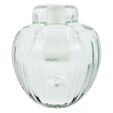 Signed Vintage Art Glass Mini Bud Vase