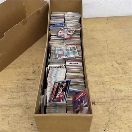 100s of Random Sports Cards - 25" x 6.5" x 6.5"