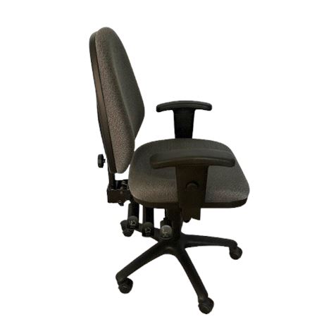 Desk Chair, 3 Adjust Levers on Wheels